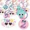Big Dot of Happiness Two Cool - Girl - Pastel 2nd Birthday Party Hanging Decor - Party Decoration Swirls - Set of 40